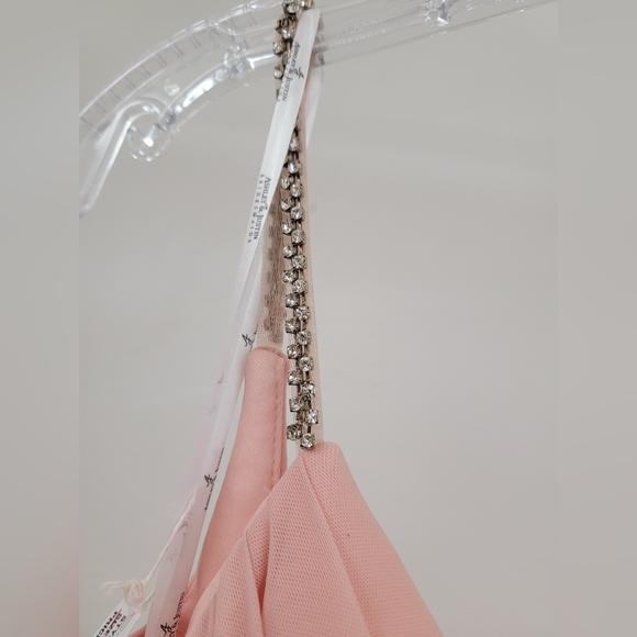 *sample 20345  Ashley & Justin Bridesmaid Dress in Blush Size 14 - Picture 2 of 10